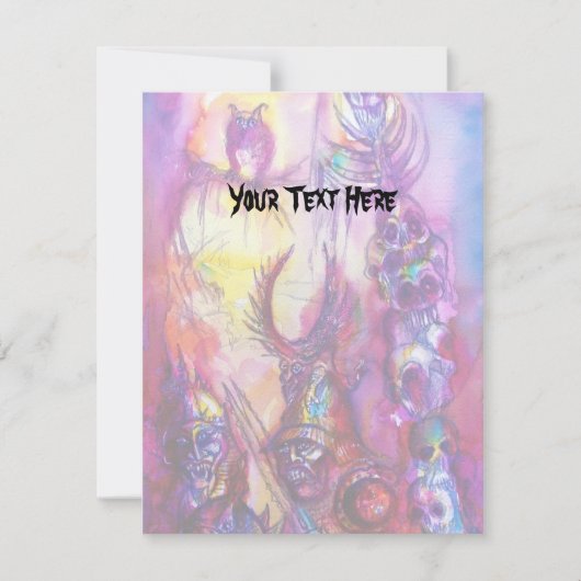 Carte HALLOWEEN MONSTERS / ORK WAR Imaginaire (Devant)