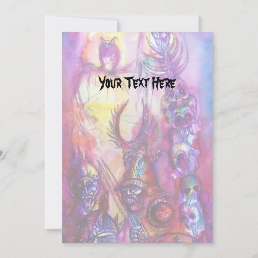 Carte HALLOWEEN MONSTERS / ORK WAR Imaginaire (Devant)