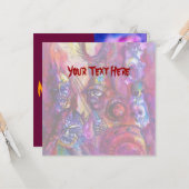 Carte HALLOWEEN MONSTERS / ORK WAR Imaginaire (Devant/Arrière en situation)