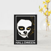 Carte halloween mortel enivrant (Fleur jaune)