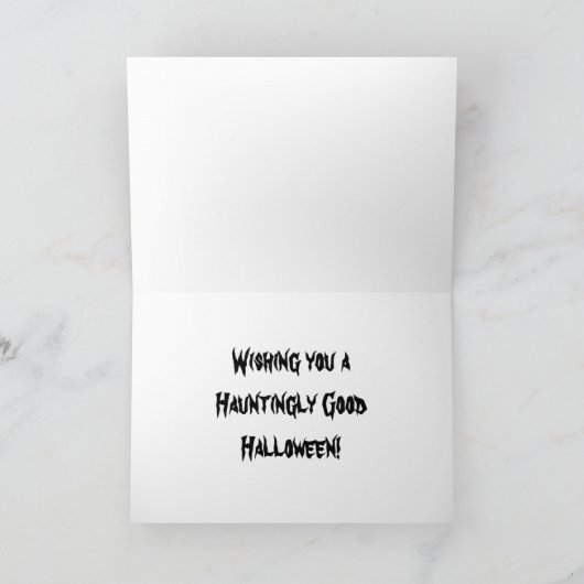 Carte Halloween 'Night Glow' (Intérieur)