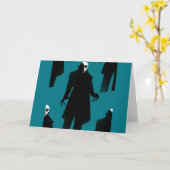 Carte halloween nosferatu (Fleur jaune)