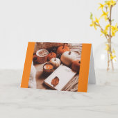 CARTE **HALLOWEEN OU THANKSGIVING** CUDDLE-TIME AVEC VOU (Fleur jaune)