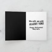 Carte Halloween pandémique Nous Verrons Nous Vous Hanton (Intérieur)