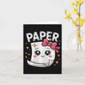 Carte Halloween Papier Ciseaux Papier Rock (Fleur jaune)