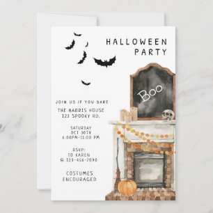 CARTE HALLOWEEN PARTY, COSTUME PARTY, ADULT HALLOWEEN