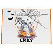 Carte Halloween personnalisable ou sac de traiteme (Devant)