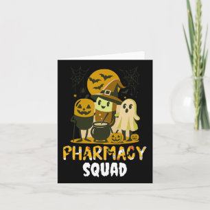 Carte Halloween Pharmacie Squad pilules Costume Pharmaci