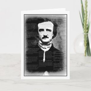 Carte Halloween... Poème d'Edgar Allen Poe, "Le Corbeau"