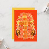 Carte Halloween pour les chrétiens (Poème) (Devant/Arrière en situation)