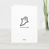 Carte Halloween pour les enfants (Dos)