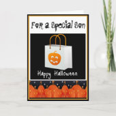 Carte Halloween pour Son (Devant)