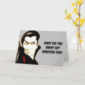 CARTE HALLOWEEN POURQUOI LE GHOST A-T-IL ÉTÉ ARRÊTÉ ? (Fleur jaune)