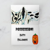 CARTE HALLOWEEN POURQUOI LE GHOST A-T-IL ÉTÉ ARRÊTÉ ? (Intérieur)