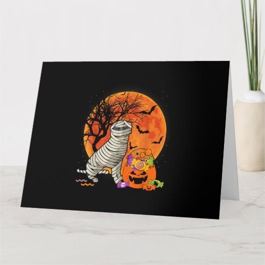Carte halloween rottweiler lover dog funny boys kids (Devant)