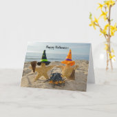 Carte Halloween Seashore Starfish (Fleur jaune)
