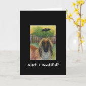 Carte Halloween Selena (Fleur jaune)