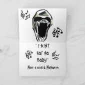 CARTE HALLOWEEN SKELETON (Intérieur)