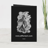 Carte Halloween sorcière et poupée (Dos)