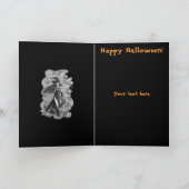 Carte Halloween sorcière et poupée (Intérieur)