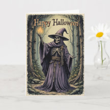 Halloween sorcière violette enchantée salut mystiq