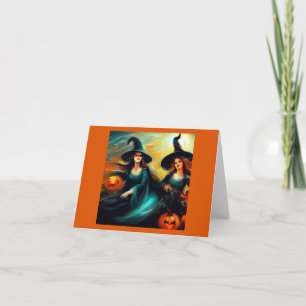 Carte Halloween - Sorcières 1