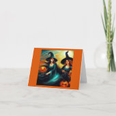 Carte Halloween - Sorcières 1 (Devant)