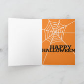 Carte Halloween Spider poilu (Intérieur)