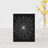 Carte Halloween Spider Web Costume (Fleur jaune)