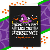 Carte Halloween Spirit Éffrayant sorcière Casquette Funn