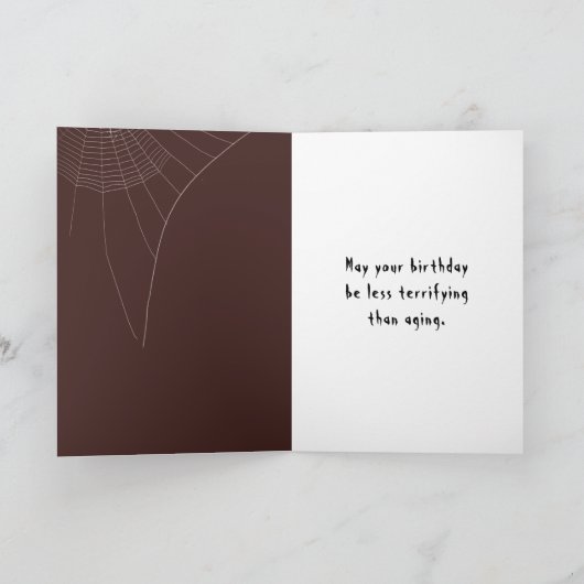 Carte Halloween Squelette Anniversaire Dans Ancienne Cha (Intérieur)