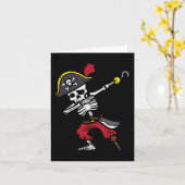 Carte Halloween Squelette Pirate Dab Costume garçon Enfa (Fleur jaune)