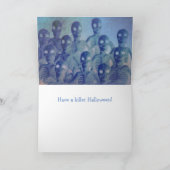 Carte Halloween squelettes éffrayants (Intérieur)