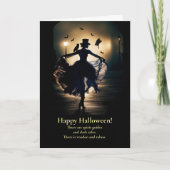 Carte Halloween Steampunk Victorian Voodoo Mystic (Devant)