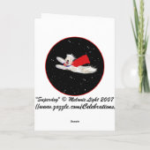 Carte Halloween : Superdog (Dos)