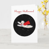 Carte Halloween : Superdog (Fleur jaune)