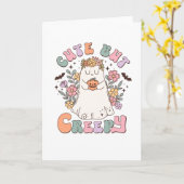 Carte Halloween sympa mais Déplaisant (Fleur jaune)