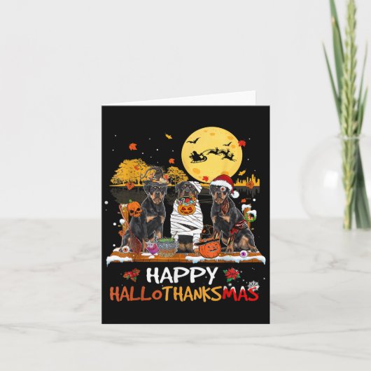 Carte Halloween Thanksgi (Devant)