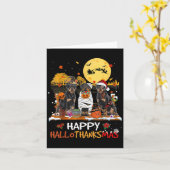 Carte Halloween Thanksgi (Fleur jaune)
