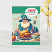 Carte Halloween, Thanksgiving et Noël (Fleur jaune)