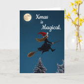 Carte Halloween themed Xmas Card (Fleur jaune)