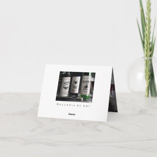 Carte Halloween Tonic Greeting & Note Card (Dos)