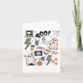 Carte Halloween Ultrasound Tech Automne Sonographe Autom (Devant)