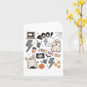 Carte Halloween Ultrasound Tech Automne Sonographe Autom (Fleur jaune)