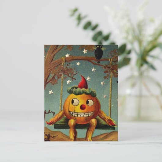 Carte Halloween vintage (Debout devant)