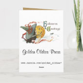 Carte Halloween vintage (Dos)