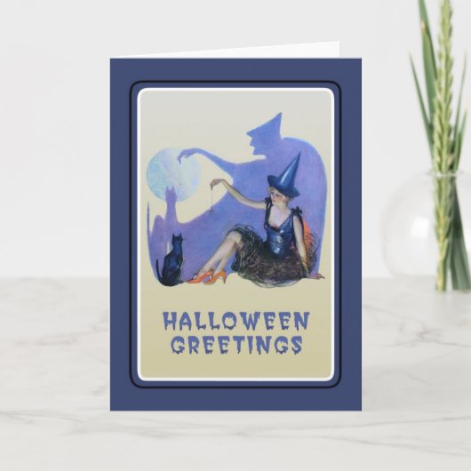 Carte Halloween vintage (Devant)