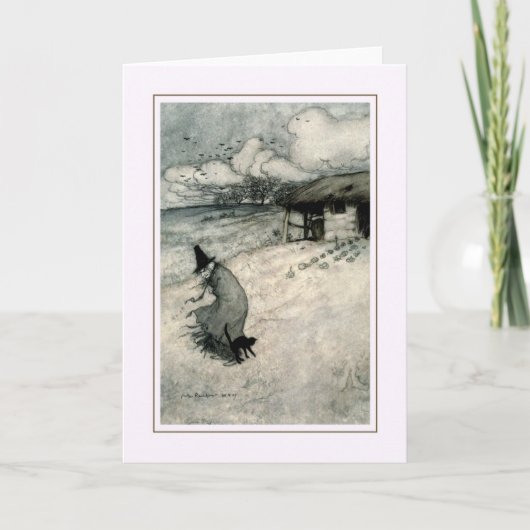 Carte Halloween vintage (Devant)