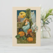 Carte Halloween vintage (Debout devant)