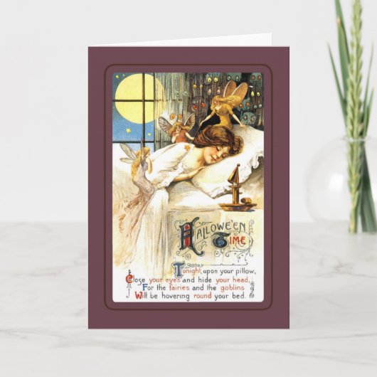 Carte Halloween vintage (Devant)